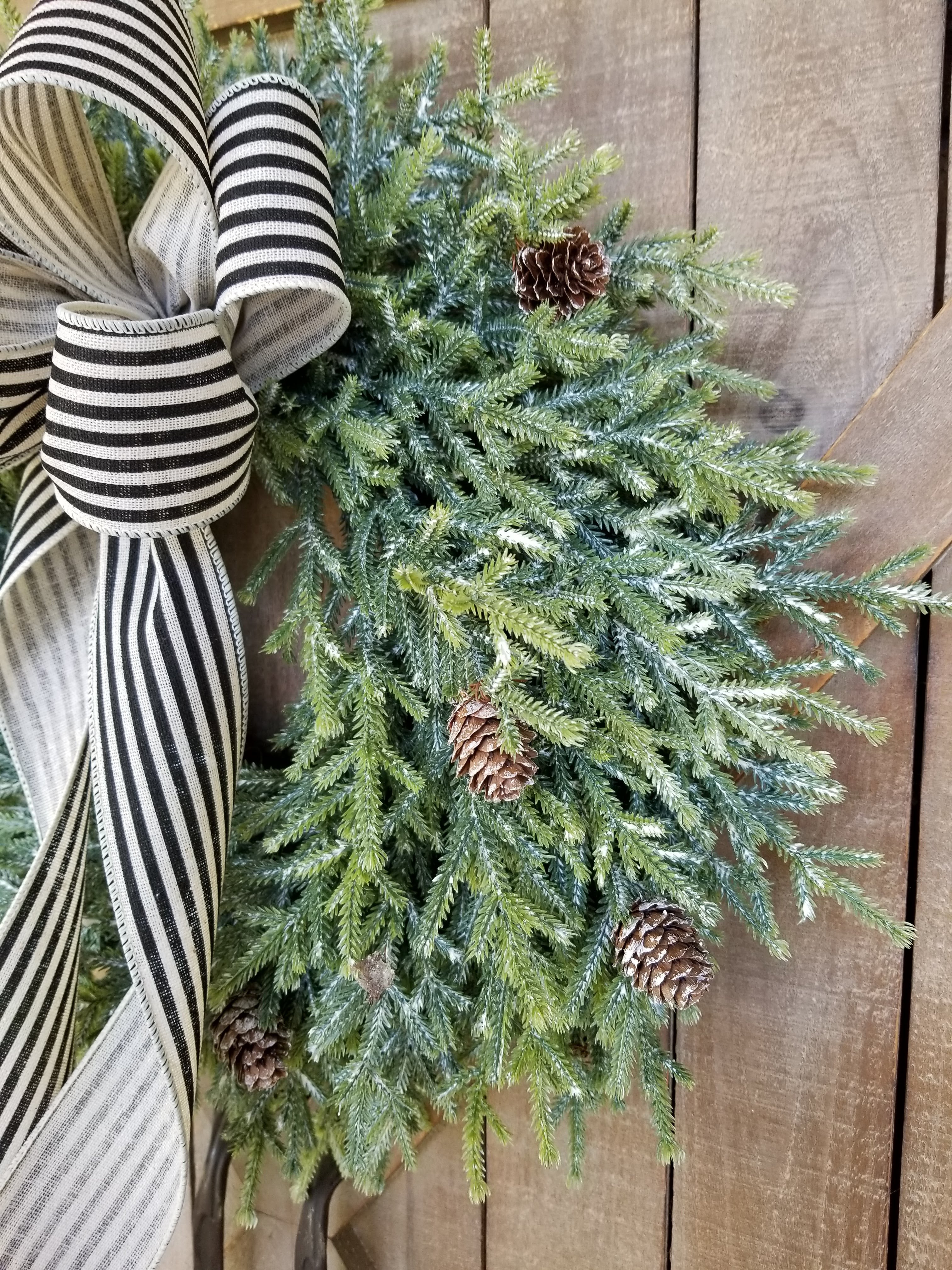 Farmhouse Pine Christmas Wreath