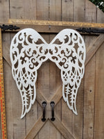White metal wings Farmhouse Style - Farmhouse Florals