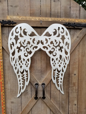 White metal wings Farmhouse Style - Farmhouse Florals