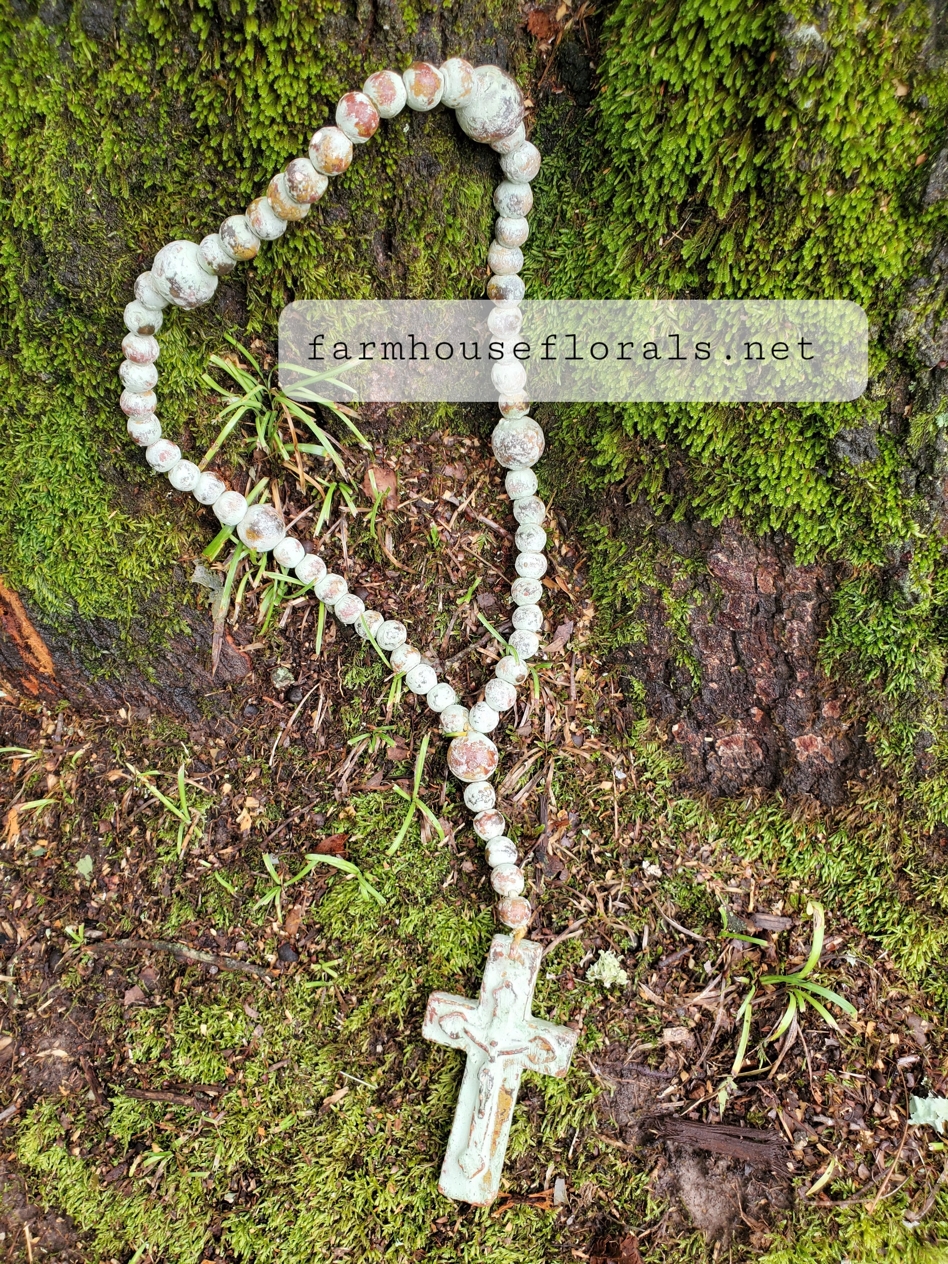 Clay Garden Rosary Beads