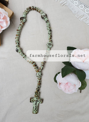 Clay Garden Rosary Beads