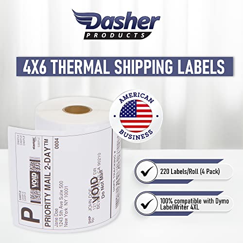 4 x 6 Thermal Shipping Paper Roll 500 Labels Self-adhesive Mailing