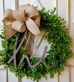 Hi Boxwood Wreath Everyday Wreath - Farmhouse Florals