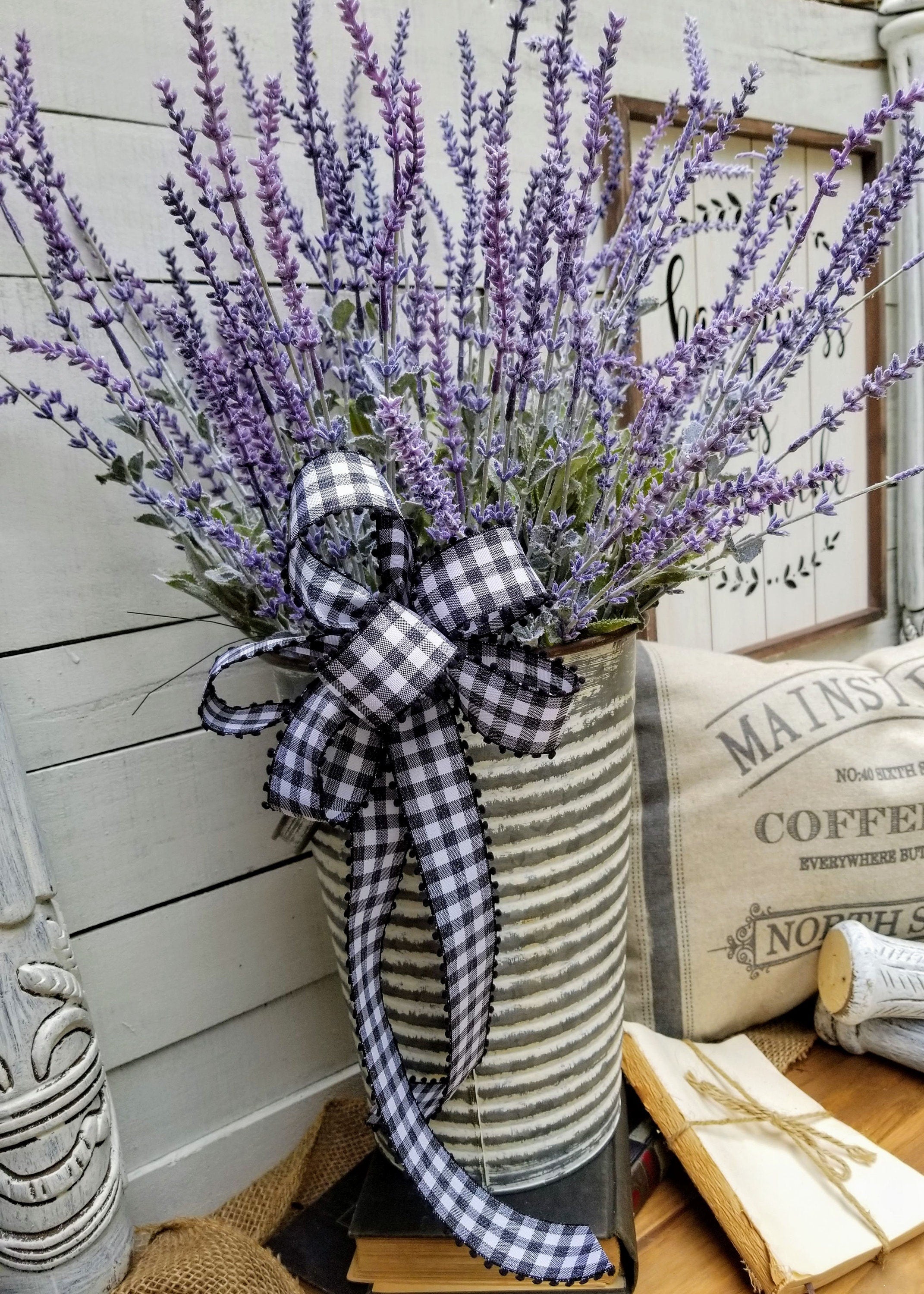 Lavender Arrangement, farmhouse arrangement, Lavender decor