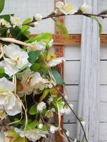 Beautiful Azalea Front Door Wreath, farmhouse wedding wreath, Burlap Wreath, Greenery Wreath for All Year Round, Green Wreath, Door Wreath