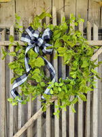 19" Birch leaf Wreath, Wreath for All Year Round - Everyday Wreath, Door Wreath, Wedding Wreath