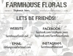 Lambs Ear Arrangement, Farmhouse decor, fixer upper, gifts for her, fall decor,Farmhouse style