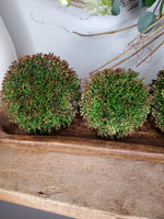 Set of 4 - 3" & 4" Artificial Succulent Topiary Ball-Decorative Orb/Sphere for Bowl Filler-Vase Filler-Table Decor-Home Decor