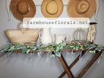 Lavender garland , farmhouse  arrangement, Lavender decor , Farmhouse decor, fixer upper, Home decor, farm home accent