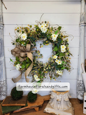 Birch Door Wreath, Woodsy Wreath, Forest Wreath, Everyday Front Door Wreath, Wedding Wreath, Woodsy Wreath, Woodsy wedding wreath